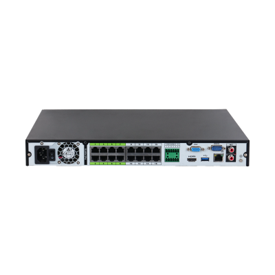 Dahua, 16 Channels 1U 16PoE 2HDD WizSense Network Video Recorder (NVR5216-16P-AI/ANZ)