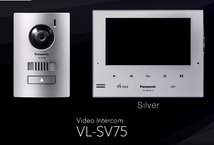 Panasonic, Panasonic Slimline 7” Home Video Intercom Kit VL-SV75AZ