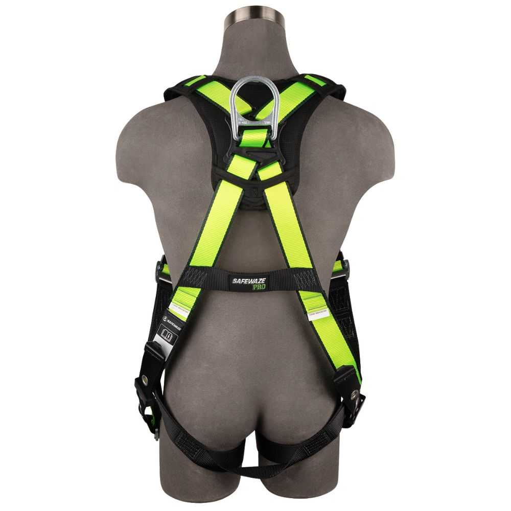 SafeWaze, Safewaze FS185-2X PRO Full Body Harness: 1D, MB Chest, TB Legs, 2X