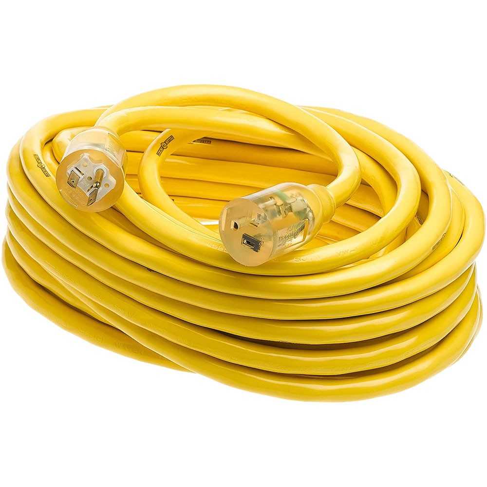 Southwire, Yellow Jacket 2991 10/3 Extra Heavy-Duty 20-Amp Premium SJTW Contractor Extension Cord with Lig